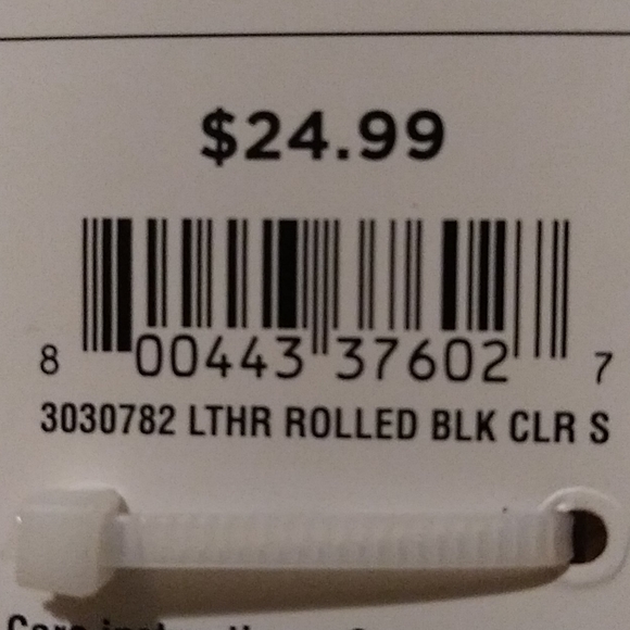 ๐ ๐พ 100% Leather 12-15 in Blk Dog Collar - Picture 4 of 5